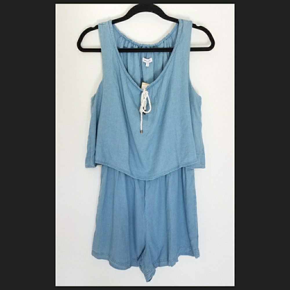 NWT Splendid chambray romper